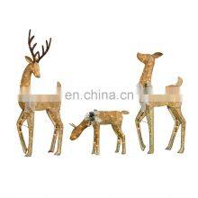 Creative 3D Anime Iron Christmas Lamp Decor Kids LED Custom Deer Night Light