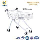 Europe Style 180L Supermarket Shopping Cart Trolley Foldable Shopping Trolley Wheel thumbnail-4