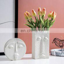 Human Face Expression Plants Pot Vase Planter Home Office Desktop Decor Gift Living Room Decorations thumbnail-4