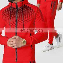 2022 New Fashion 100% Polyester Brand Custom High Quality Wholesale Men TRACKSUIT thumbnail-4