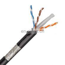 Indoor PVC Cat6A S-FTP Lan Cable 250 Mhz 1000 Mbps Broadband Speed Network Cables Cat6
