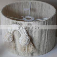 Hot Sale Handmade Macrame Lampshade Boho Style Ceiling Lamp Shade for Livingrooms thumbnail-4