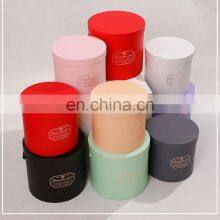 Custom Wedding Christmas Mather's Day Valentine Packaging Luxury Rose Cardboard Floral Boxes Round Flower Box thumbnail-4