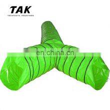 6 Inch PVC Fabric Reinforced Vinyl Coated Blower Duct Spring Steel Helix Collapsible Flexible Ventilation Air Duct thumbnail-4