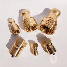 HIGH QUALITY BRASS HYDRAULIC FITTINGS , HYDRAULIC QUICK COUPLING , KZD QUICK COUPLER thumbnail-4