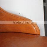 Modern High Back Heavy Duty Metal Leather Dining Room Chairs Wood Furniture thumbnail-3