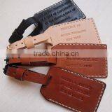 Popular Personalised Leather Luggage Tag