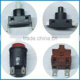 15A 24mm Red Light Push Button Switches