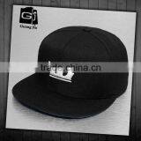Custom Strapback Wholesale Flat Brim Brand 6 Panel Snapback Hat