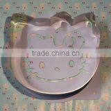 YangJiang Factory Manufature Food Safe 2pcs Stainless Steel Hello Kitty Cookie Cutter