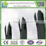 2mm W Section Metal Palisade Looks Best Galvanized Powder Coated Palisade Fencing thumbnail-2