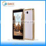 2015 New Arrival Luxury Diamond Bumper Case for Huawei Honor 3c