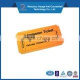 Roll & Raffle Coupon Ticket