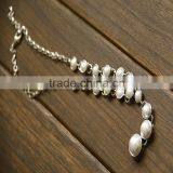 Wedding Gift Pendant Necklaces Jewelry Type Pearl Tassel Lace thumbnail-1