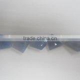Wholesale Tumbled Flat Loosen Faceted Gemstone Supplier Blue Chalcedony thumbnail-1