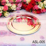 Classical Design Wedding Plate,decorative Gold &silver Color Metal Meterial Wedding Plate for Wedding Decoration(ALS-005) thumbnail-4