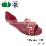 New Design Ladies Pvc Sandals Plastic Jelly Shoes for Women Quality Choice thumbnail-2