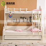 Hotsale big lots kids wooden loft bulk bed furniture with drawers