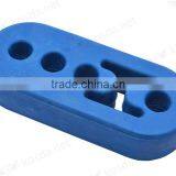 Exhaust Rubber Hanger Bracket Bushing Support Universal 4 Hole Exhaust Rubber Mount Mounting Hanger thumbnail-3