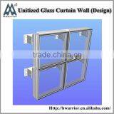 Unitized Curtain Wall With Strong Frame
