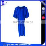 90% VISCOSE 10% WOOL Solid Dress Doll Embroidered Collar With Belt Short Sleeve Casual Daily Wear Dress thumbnail-2