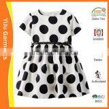 Girl Summer Casual Baby Cotton Printed Big Dot Dress Quality Choice thumbnail-1