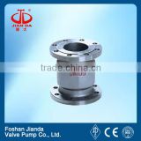 API 300lb flange end 4 inch stainless steel check valve
