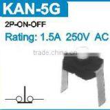 Tiny Momentary Pushbutton Switches - Metal Bushing