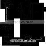 Pvc Single Tilt and Turn Window With Clear Glass thumbnail-5