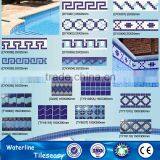 Individual Glazed Ceramic Finishing Trim Tile for Swimming Pool Design