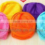 Mesh Folding Colorful Laundry Clothes Basket thumbnail-4