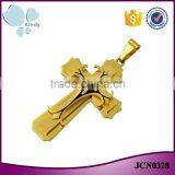 Kindy Jewelry JCN0328 High Quality Stainless Steel Cross Necklace Pendant thumbnail-1