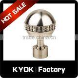 KYOK Fancy Curtain Rod With Stainless Steel Iron Chrome,16mm Iron Shower Curtain Rod Finials Wholesale Supplier's Choice thumbnail-5