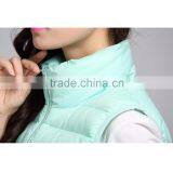 2015 Anti-Pilling Green Down Vest for Womens thumbnail-6