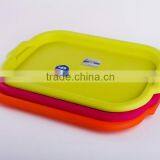 plastic serving tray, coloful food tray