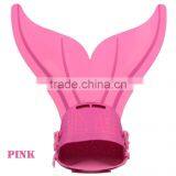 Plastic Cheap Long Blade Full Foot Fins for Spearfishing Hunting Underwater thumbnail-1