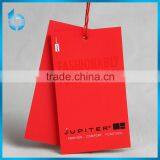 China Custom Red Garment Swing Tag for Latest Design Girls ' Net Dresses thumbnail-1