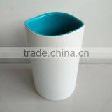 Glossy Glaze Ceramic 4-Piece Environmental Bathroom Accessory Set, Colorful Collection thumbnail-6