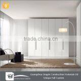 High-quality Bedroom Wooden Clothes Wardrobe With 3-4 White High Gloss Doors Quality Choice thumbnail-1