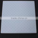 Round Diagonal Perforations Suspended Metal Ceiling Aluminum False Ceiling