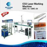Keyland Flying Co2 Laser Marking Machine for Plastic Bottle