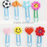 Animation Cartoon Flower Modelling Fruit Soft PVC Plastic Gift of Vegetable Juice Bookmarks