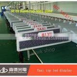 Wifi Taxi Top Advertiisng Led Board Taxi Light Box