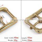 low MOQ factory custom solid brass buckles for decoration