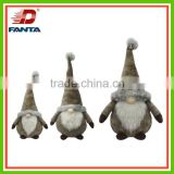 Hot selling clothware cutie santa of 3 sizes for Christmas ornament