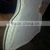 Wood French Style Leather Dining Chairs thumbnail-3