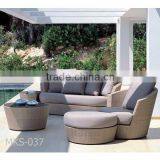Resin Rattan Sofa Set - Wicker Rattan Outdoor Sofa Set Furniture (1.2mm Alu Frame Powder Coated + Anti UV PE Rattan) thumbnail-1