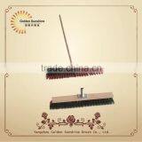 24 Inches Wooden Floor Brush With Long Wooden Handle Broom Brush Hand Broom Quality Choice thumbnail-1