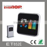 Cheap Table Digital Weather Station Clock With Colorful Display ET852E