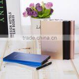 New Arrival Ultra Slim Metal Portable Micro USB Power Bank Battery Charger 4000mah thumbnail-6